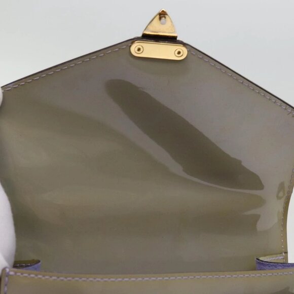 LOUIS VUITTON Monogram Vernis Monceau BB Hand Bag 2way Lila LV Auth 76912 - Picture 9 of 16